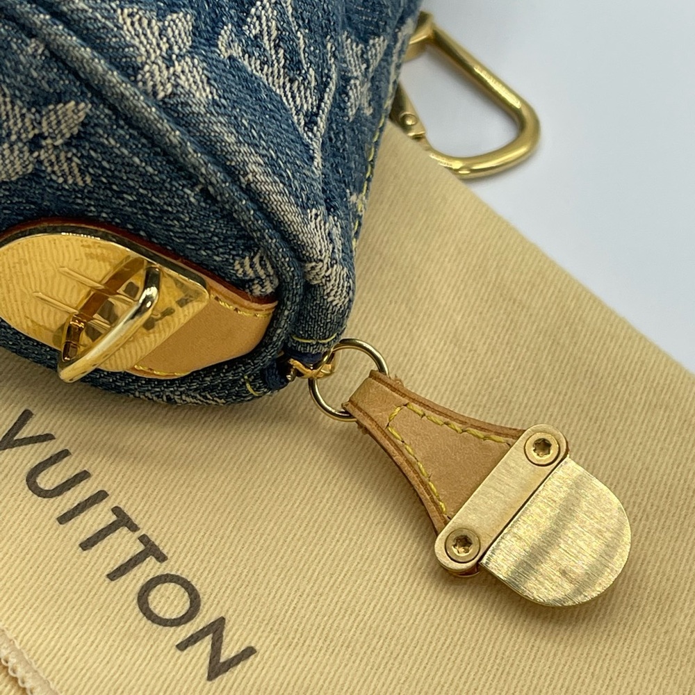 Louis Vuitton Denim Trousse Truth Speedy Pm Mini Pochette Pouch Limited Edition - Picture 10 of 16